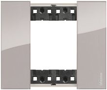 Рамка универсальная Legrand BTicino Living Now 1-м. 2 мод. аура картинка